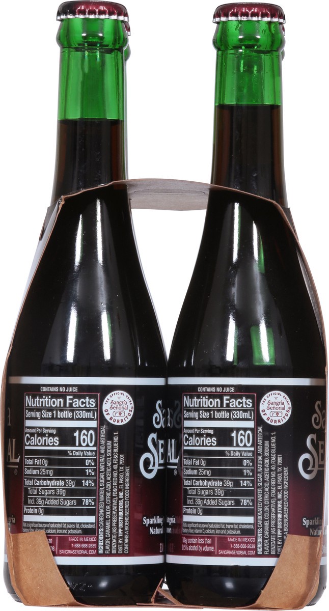 slide 4 of 9, Sangria Senorial Sparkling Non-Alcoholic Sangria - 4 ct, 4 ct; 11.16 fl oz