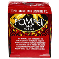 slide 3 of 5, Toppling Goliath Pompeii IPA Beer - 4pk/16 fl oz Cans, 4 ct; 16 fl oz