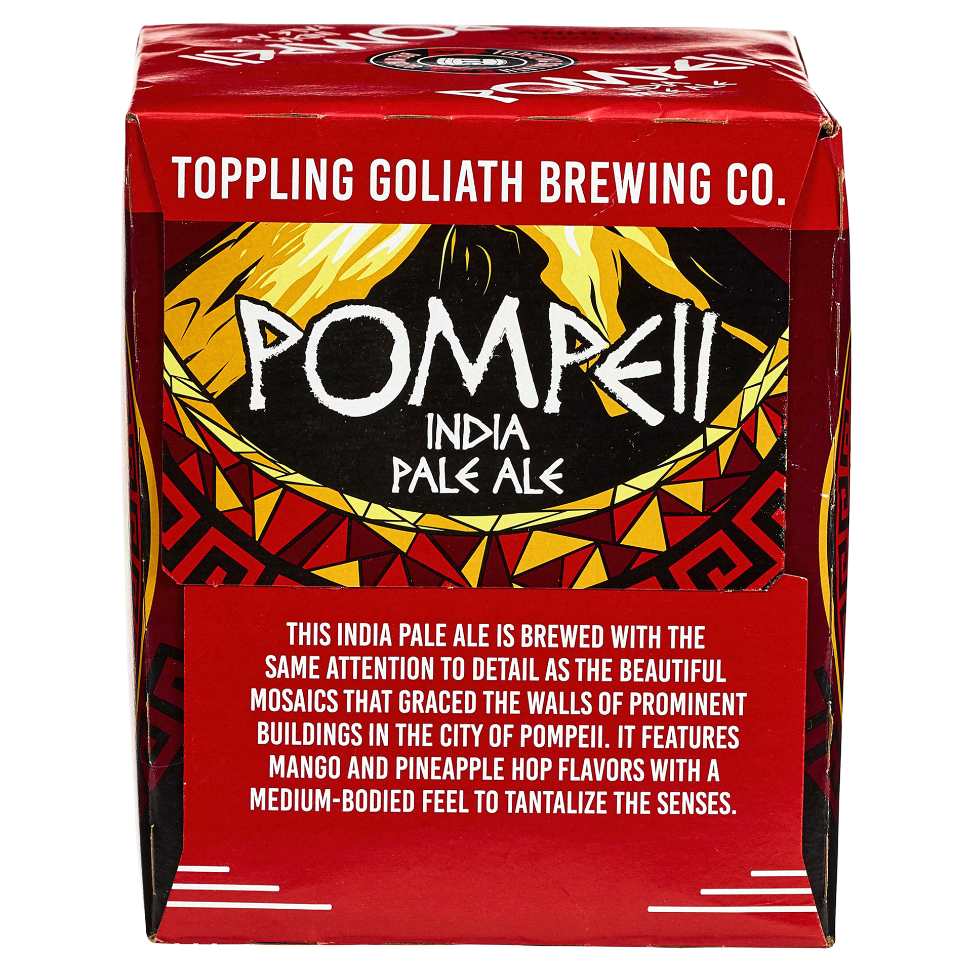 slide 5 of 5, Toppling Goliath Pompeii IPA Beer - 4pk/16 fl oz Cans, 4 ct; 16 fl oz