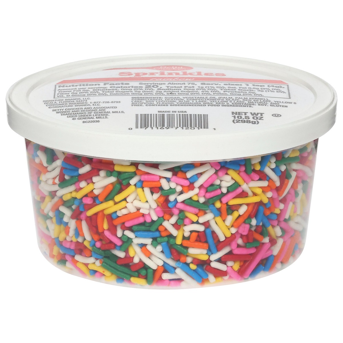 slide 1 of 13, Betty Crocker Rainbow Sprinkles 10.5 oz, 10.5 oz
