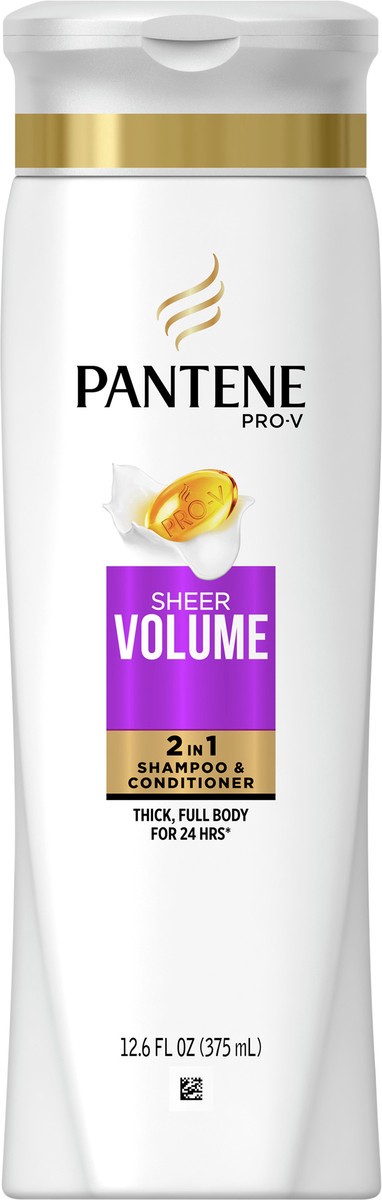 slide 1 of 6, Pantene Pro-V Sheer Volume 2 in 1 Shampoo & Conditioner 12.6 oz, 12.6 oz