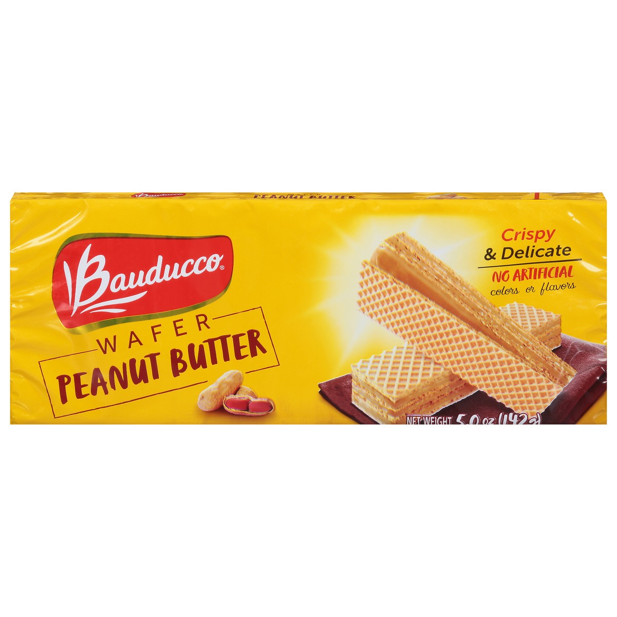 slide 1 of 9, Bauducco Peanut Butter Wafer, 1 ct