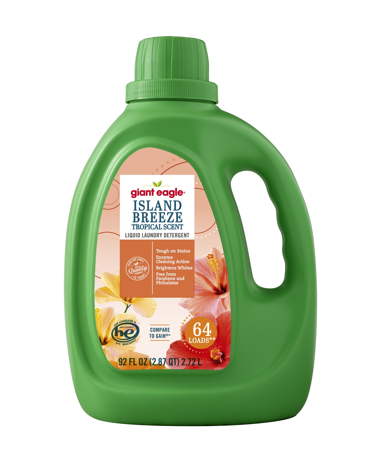 slide 1 of 1, Ge Liquid Laundry Island Breeze, 92 oz