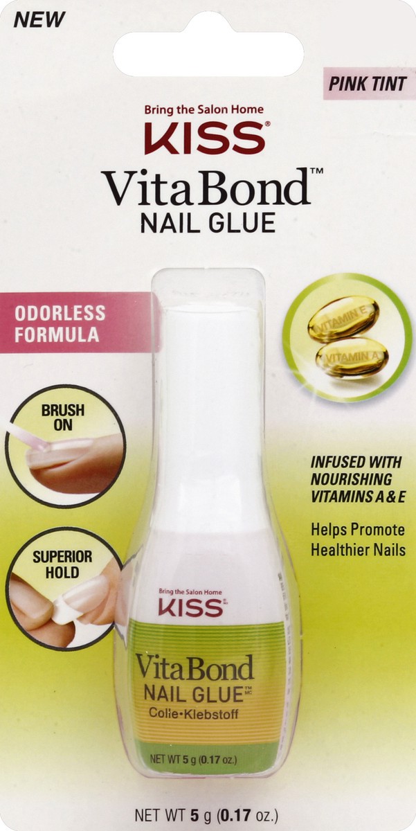 slide 1 of 5, Kiss Nail Glue 5 g, 5 g