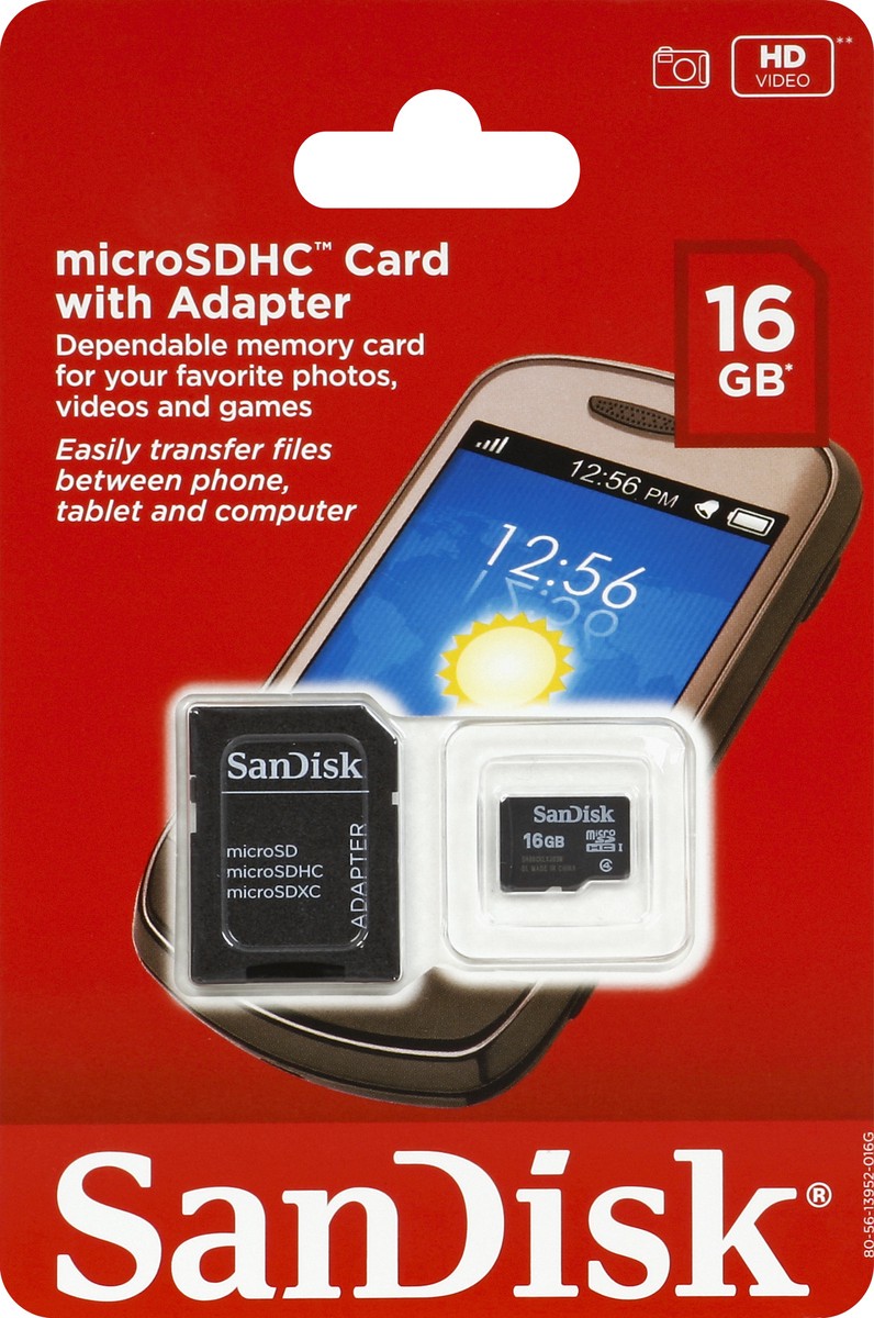 slide 2 of 2, SanDisk MicroSDHC Card 1 ea, 1 ct