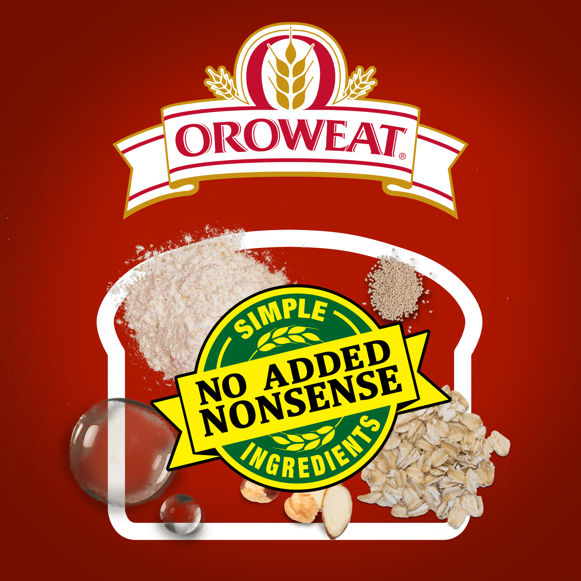slide 5 of 6, Oroweat Country Style Plain Bread, 24 oz, 24 oz