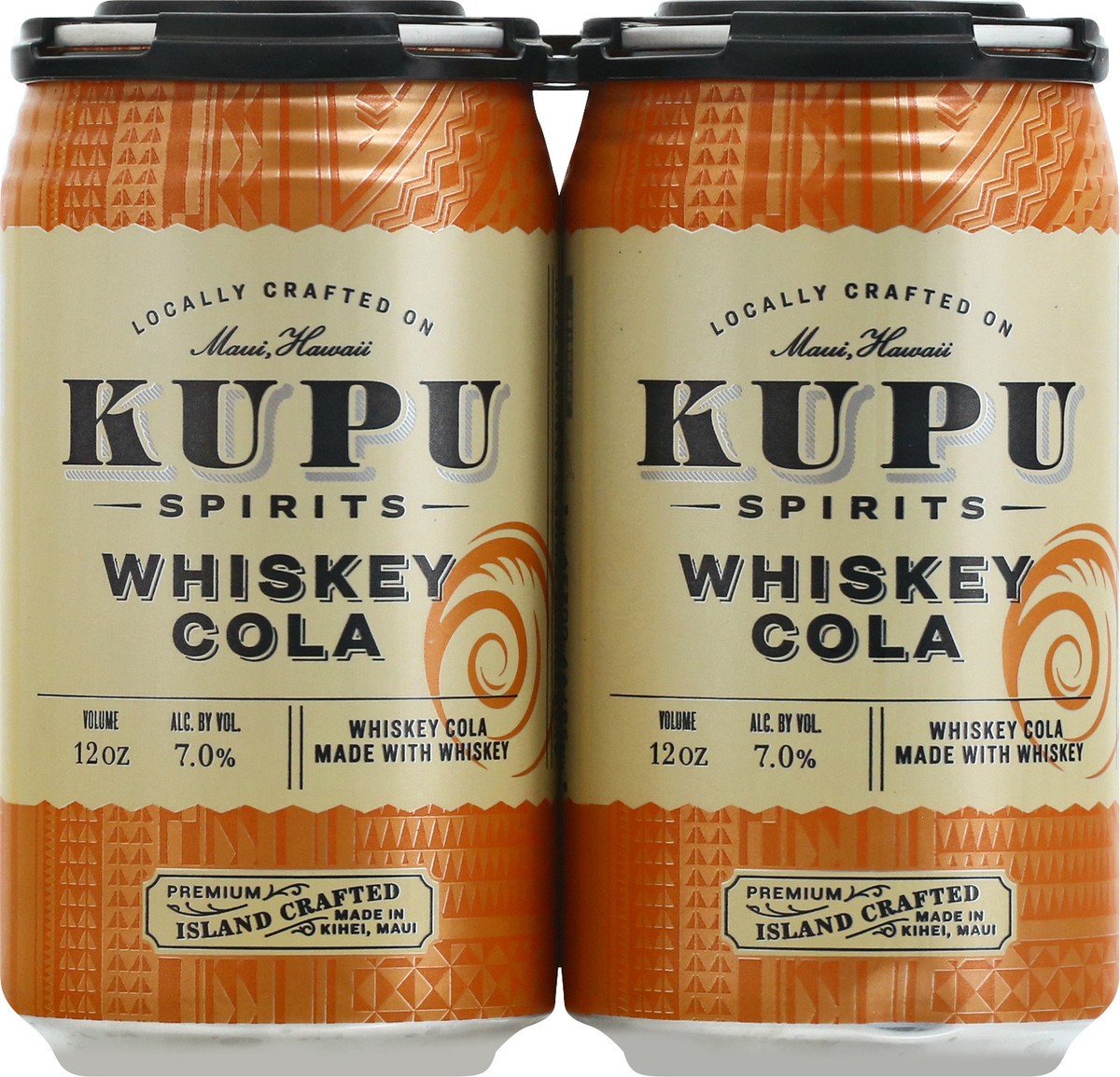slide 6 of 8, Kupu Spirits Whiskey Cola Beer 4 ea, 4 ct; 12 oz