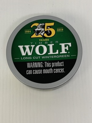 slide 1 of 5, Timber Wolf Moist Snuff, Long Cut, Wintergreen, 1.2 oz