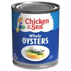 Chicken of the Sea Whole Oysters 8 ounces