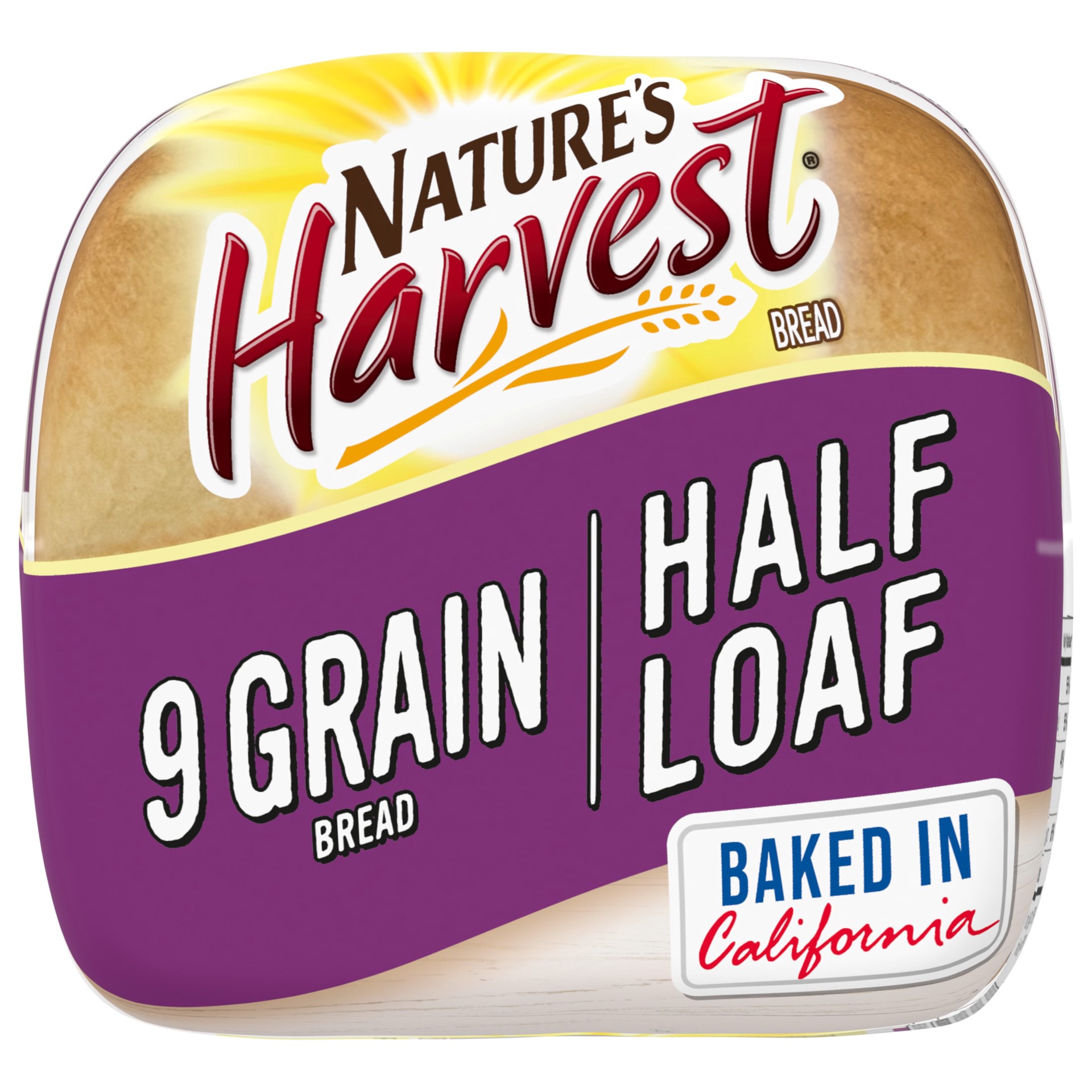 slide 5 of 7, Nature's Harvest 9 Grain Bread, Half Loaf, 12 oz, 12 oz