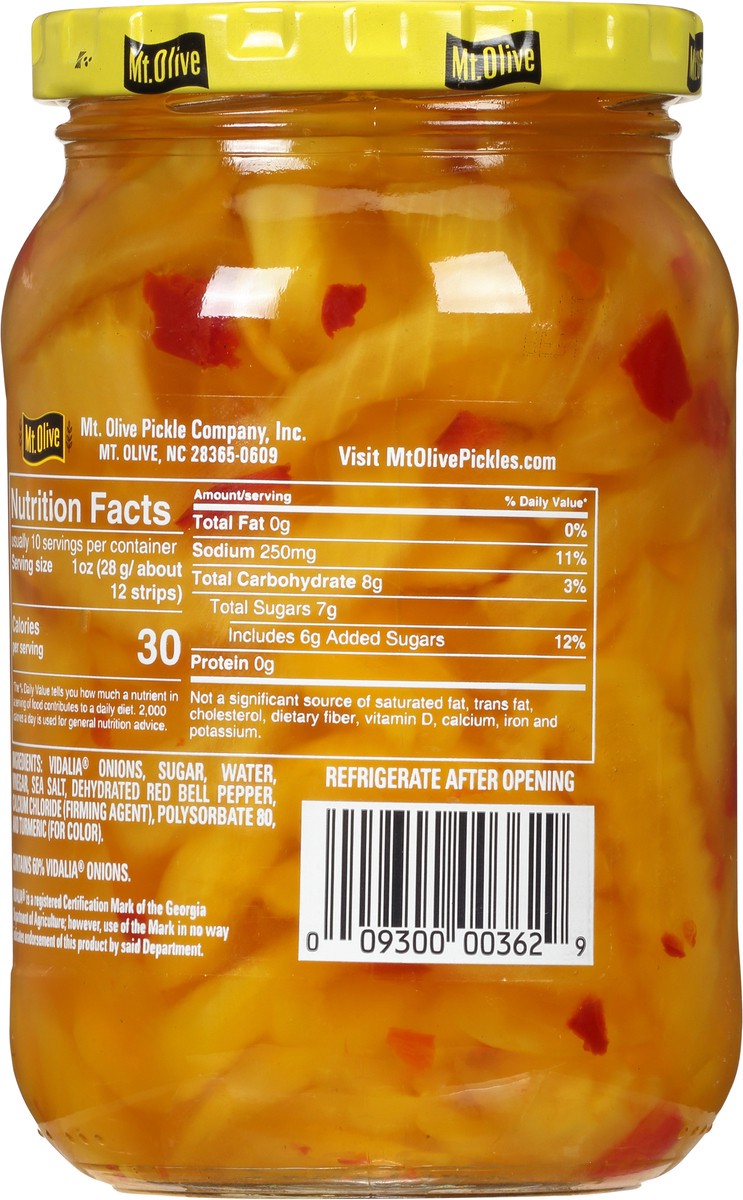 slide 5 of 12, Mt Olive Simply Vidalia Pickled Onion Strips - 16 Fl. Oz., 16 fl oz