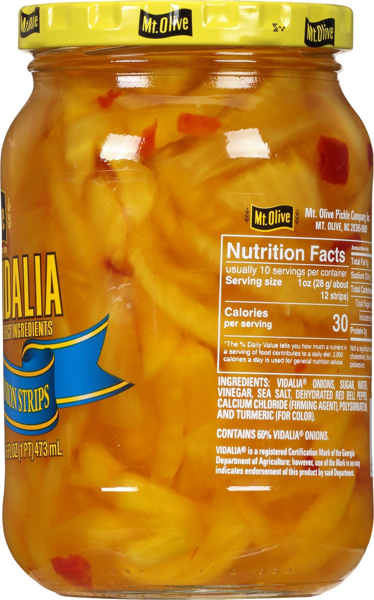 slide 11 of 12, Mt Olive Simply Vidalia Pickled Onion Strips - 16 Fl. Oz., 16 fl oz
