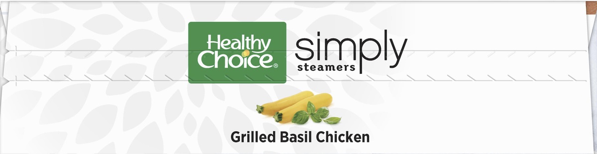 slide 5 of 8, Healthy Choice Simply Steamers Grilled Basil Chicken, 9.9 oz