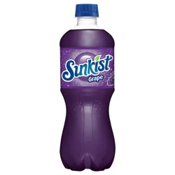 Squirt Sunkist Grape Soda, 20 fl oz bottle