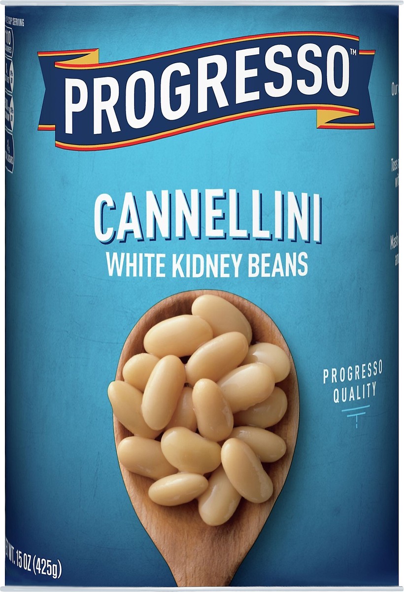 slide 6 of 9, Progresso Cannellini White Kidney Beans, 15 ounces, 15 oz