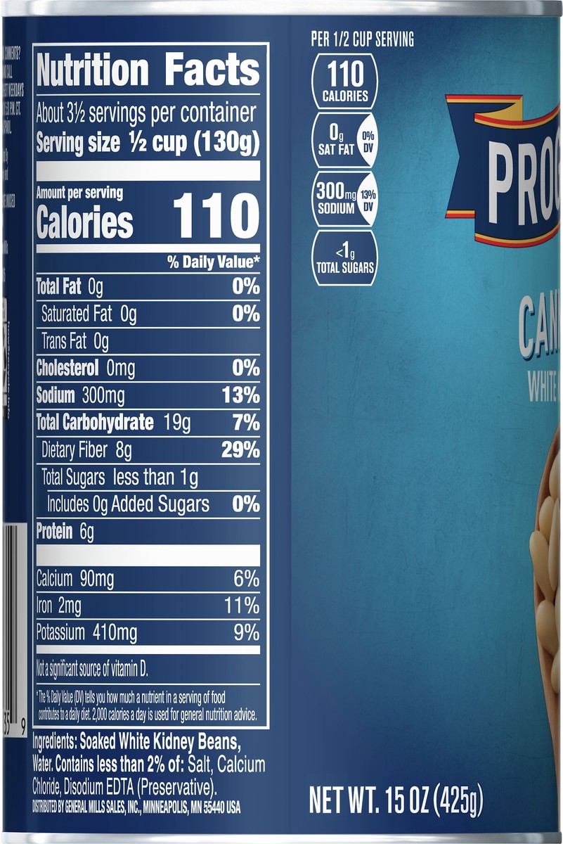 slide 7 of 9, Progresso Cannellini White Kidney Beans, 15 ounces, 15 oz