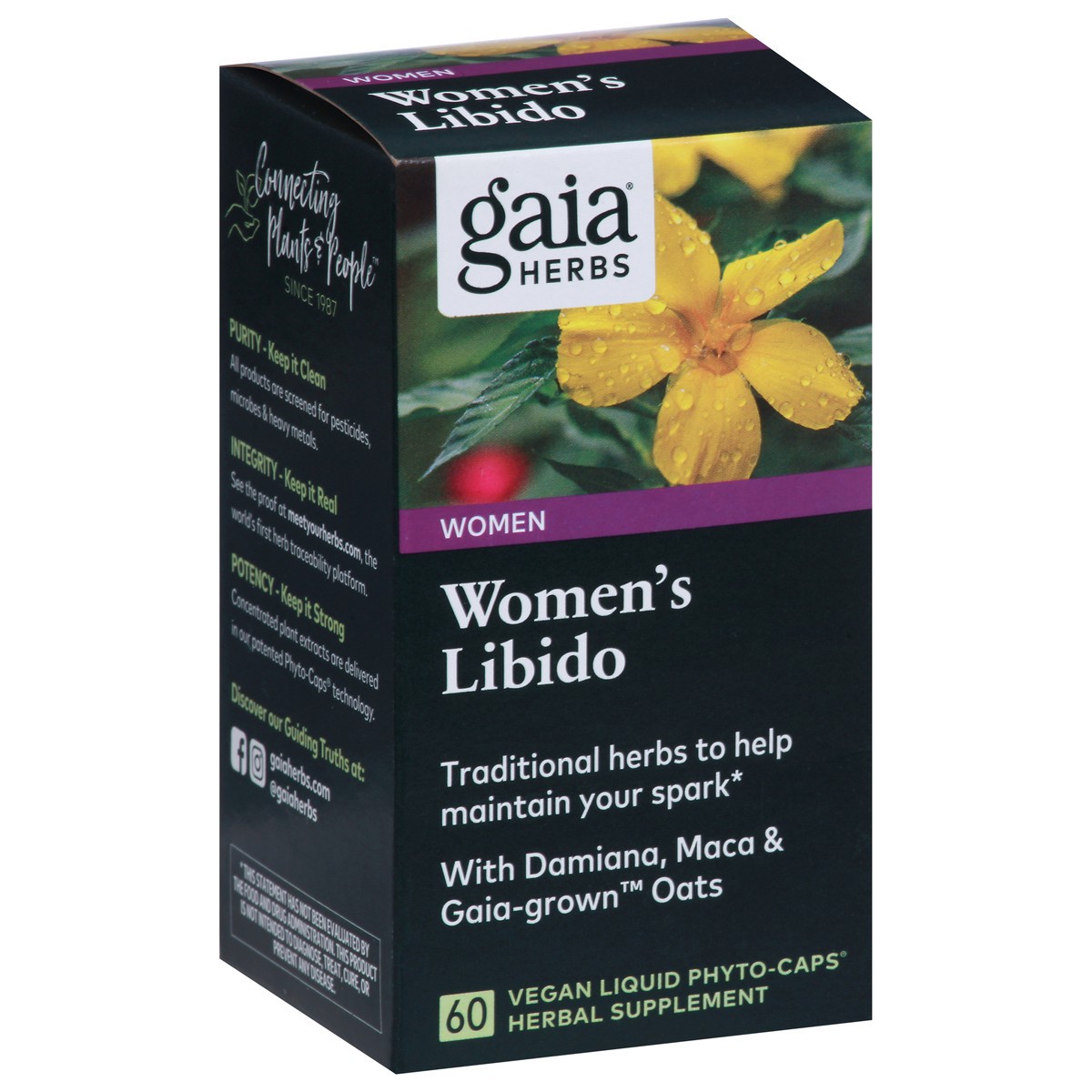 slide 2 of 9, Gaia Herbs Womens Libido Herbal Supplement, 60 ct