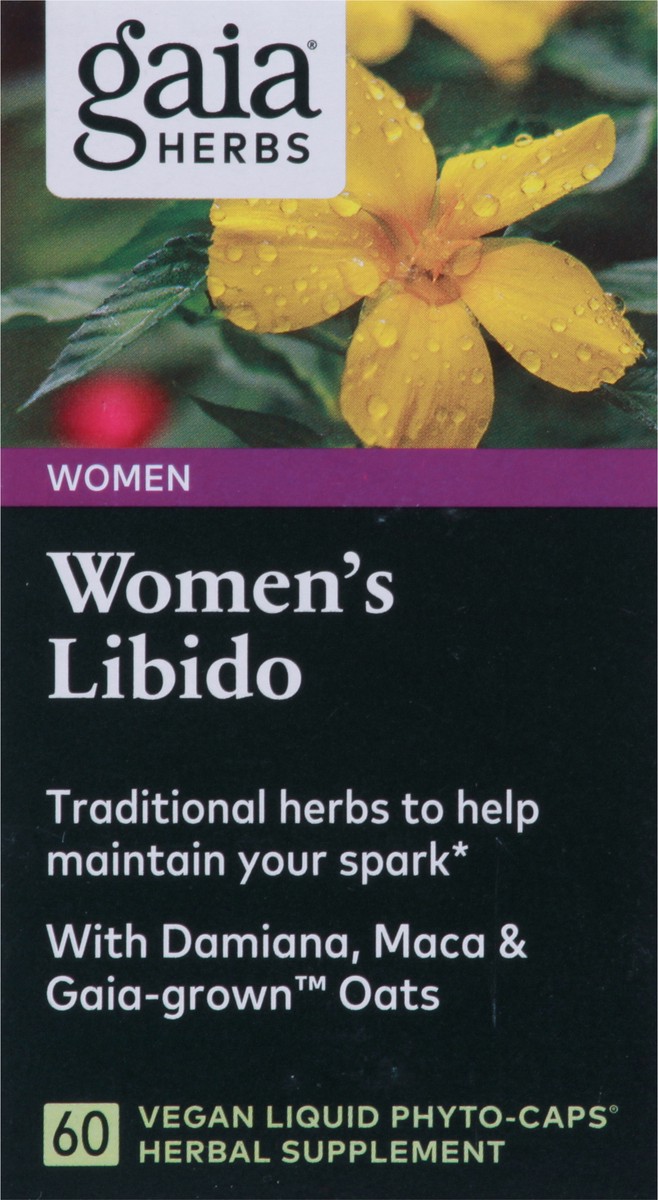 slide 6 of 9, Gaia Herbs Womens Libido Herbal Supplement, 60 ct