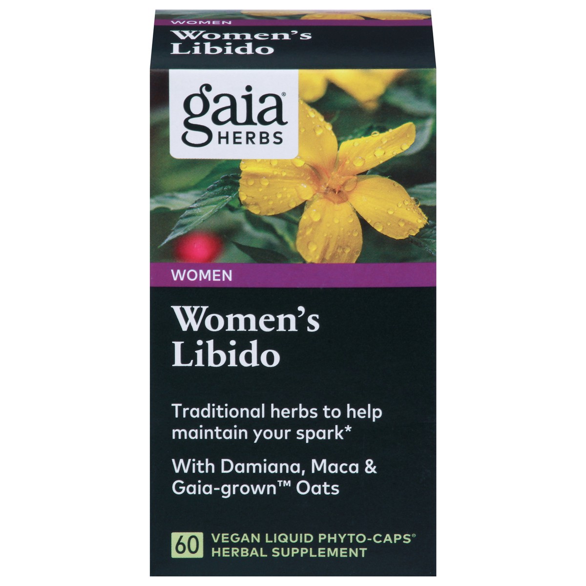 slide 1 of 9, Gaia Herbs Womens Libido Herbal Supplement, 60 ct