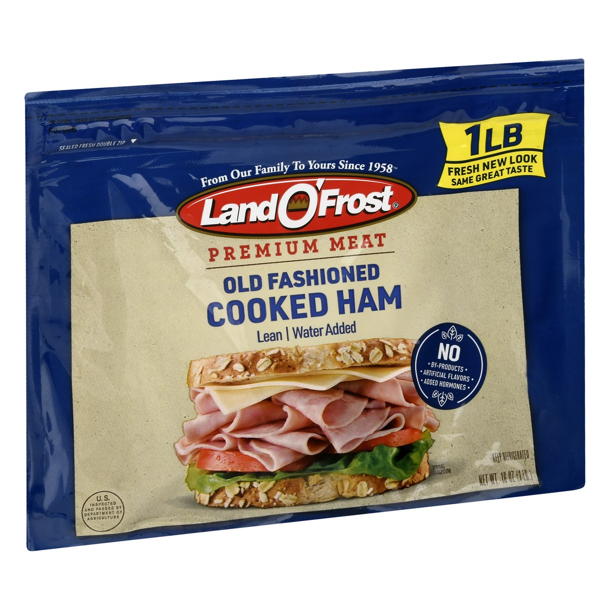 slide 3 of 9, Land O' Frost Premium Meat Old Fashioned Cooked Ham 16 oz, 16 oz