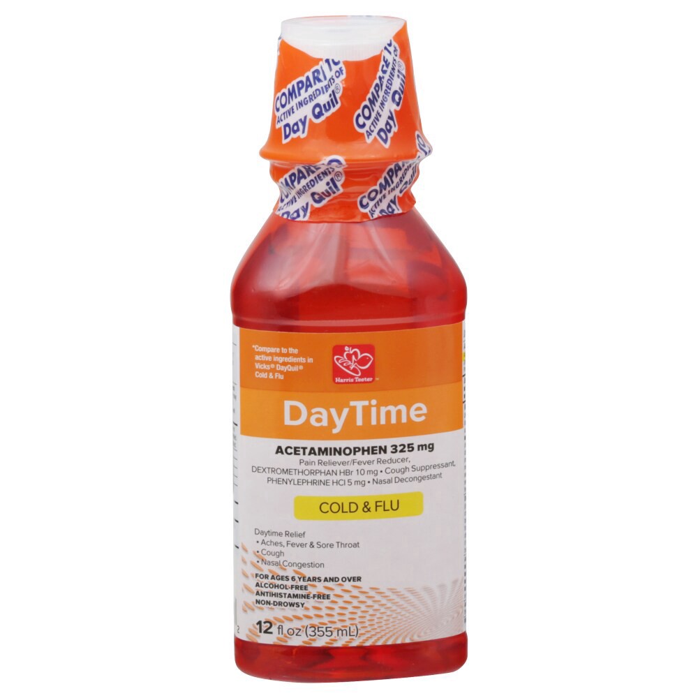slide 1 of 1, Good Sense Daytime Cold Flu Multi Symtpom, 12 oz