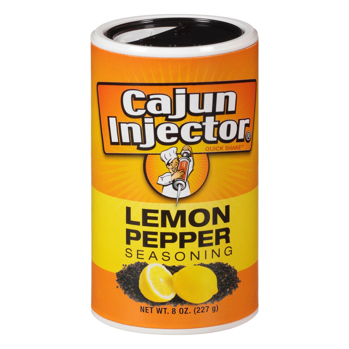 slide 1 of 8, Cajun Injector Seasoning, Quick Shake, Lemon Pepper, 8 oz