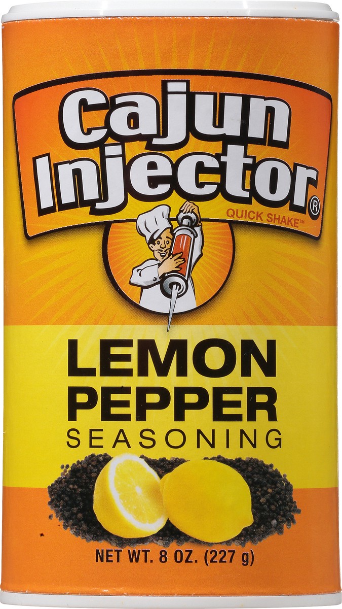 slide 7 of 8, Cajun Injector Seasoning, Quick Shake, Lemon Pepper, 8 oz