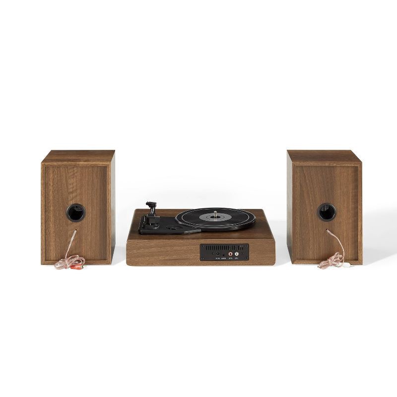 slide 4 of 6, Crosley Alto Alto Record Player With Speakers - Brown, 1 ct