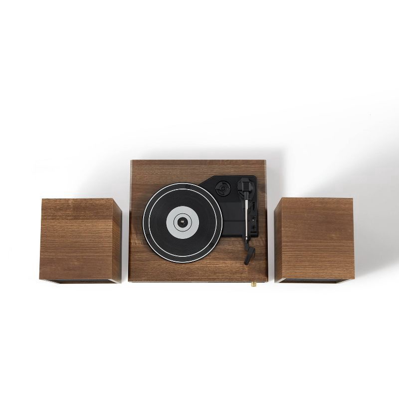 slide 6 of 6, Crosley Alto Alto Record Player With Speakers - Brown, 1 ct