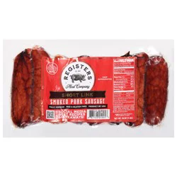 Registers Meat Company Short Link Smoked Pork Sausage 16 oz