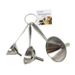 Viovia Stainless Steel Funnel Set