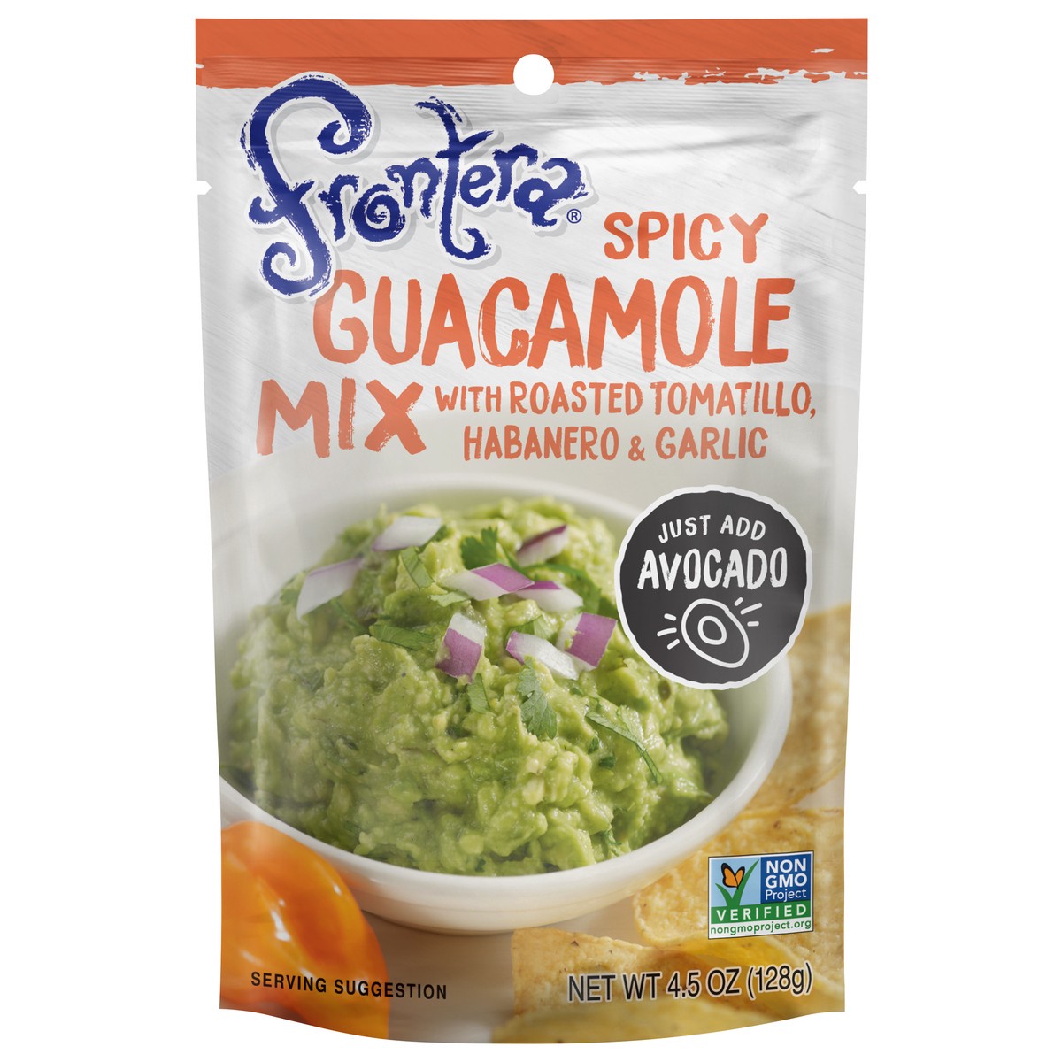 slide 1 of 3, Frontera Spicy Guacamole Mix 4.5 oz, 4.5 oz