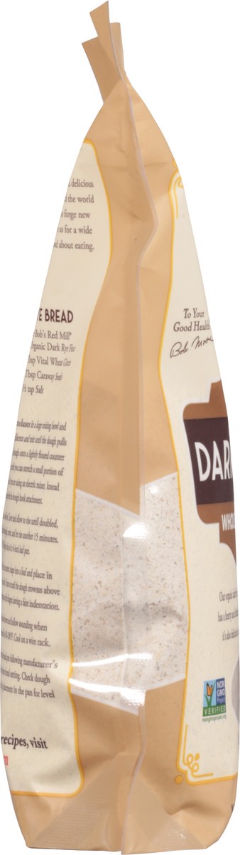 slide 4 of 9, Bob's Red Mill Stone Ground Organic Dark Rye Flour 20 oz, 20 oz