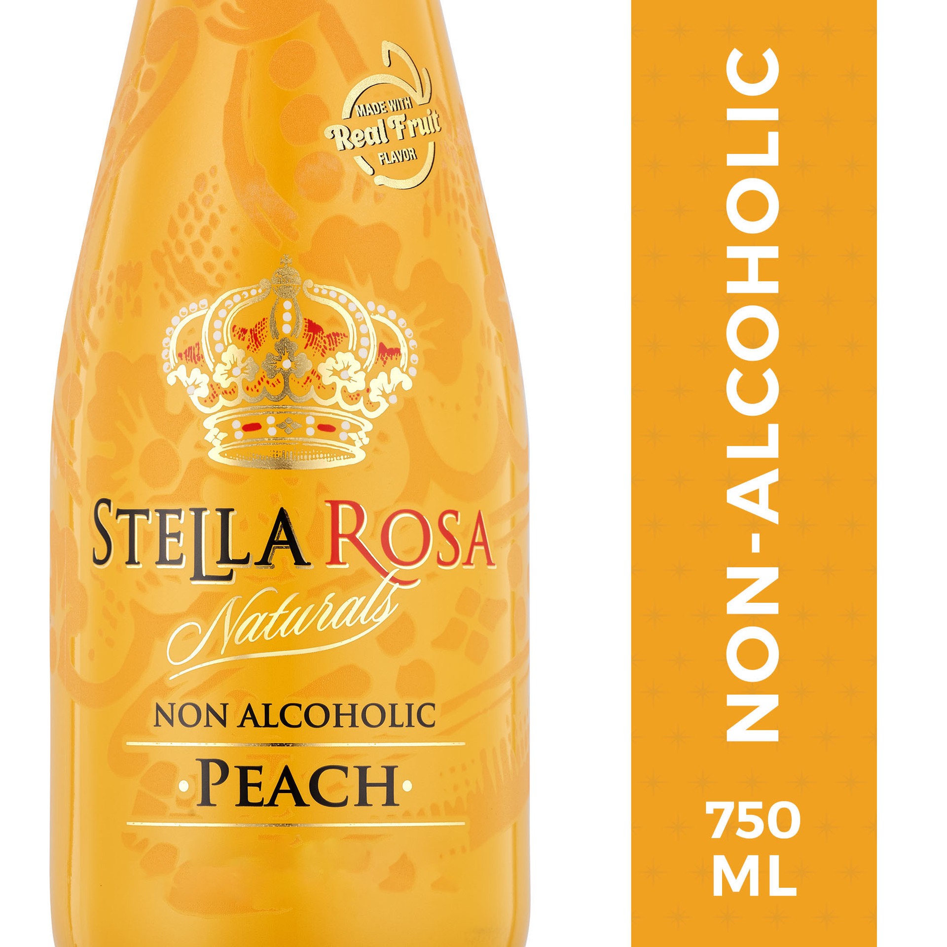 slide 8 of 9, Stella Rosa Naturals Peach Naturals Non-Alcoholic Beverage 750mL, 750 ml