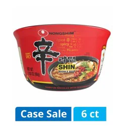 Nongshim Gourmet Spicy Shin Bowl Noodle Soup