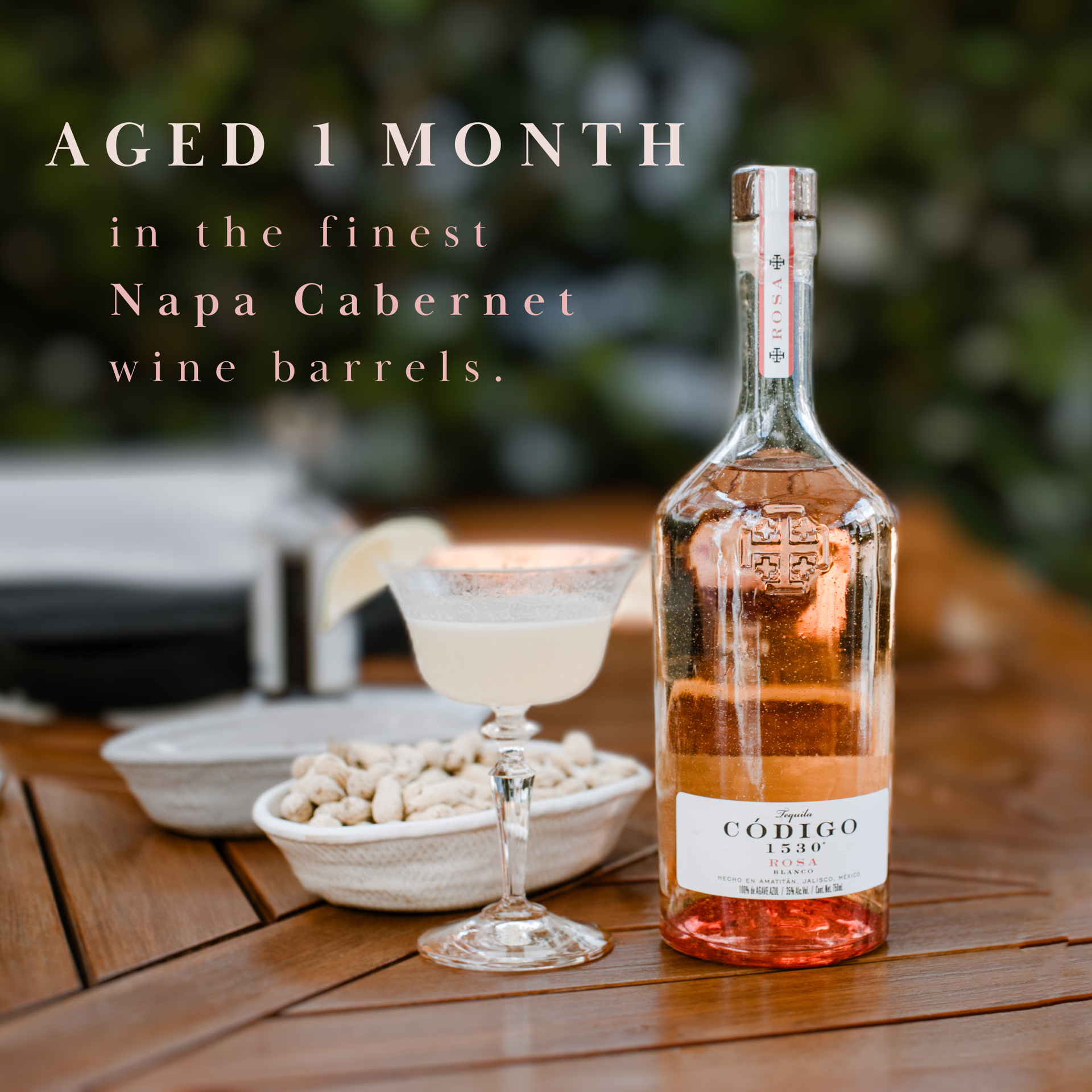 slide 5 of 9, Codigo 1530 Blanco Rosa Tequila, 50 ml