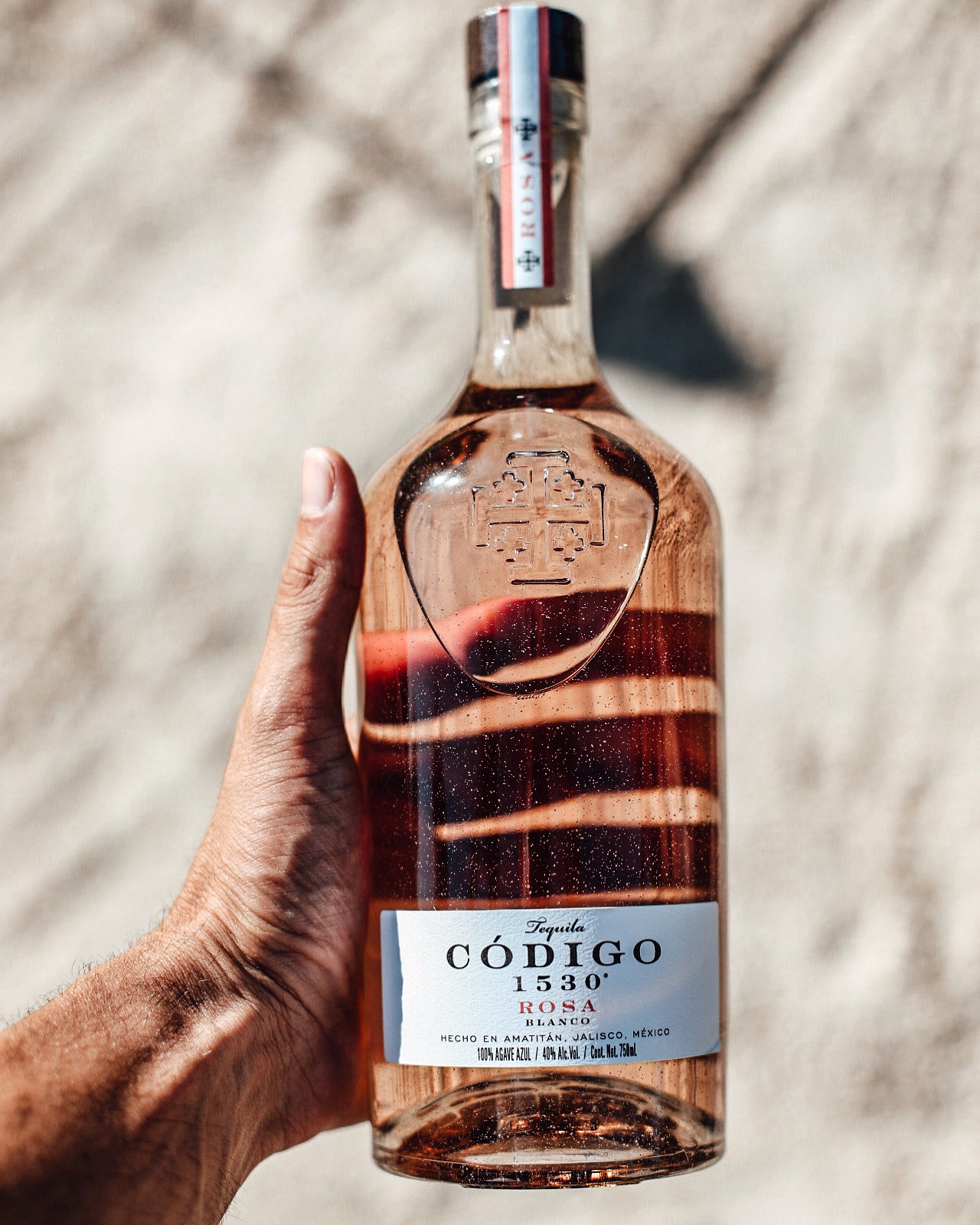 slide 6 of 9, Codigo 1530 Blanco Rosa Tequila, 50 ml