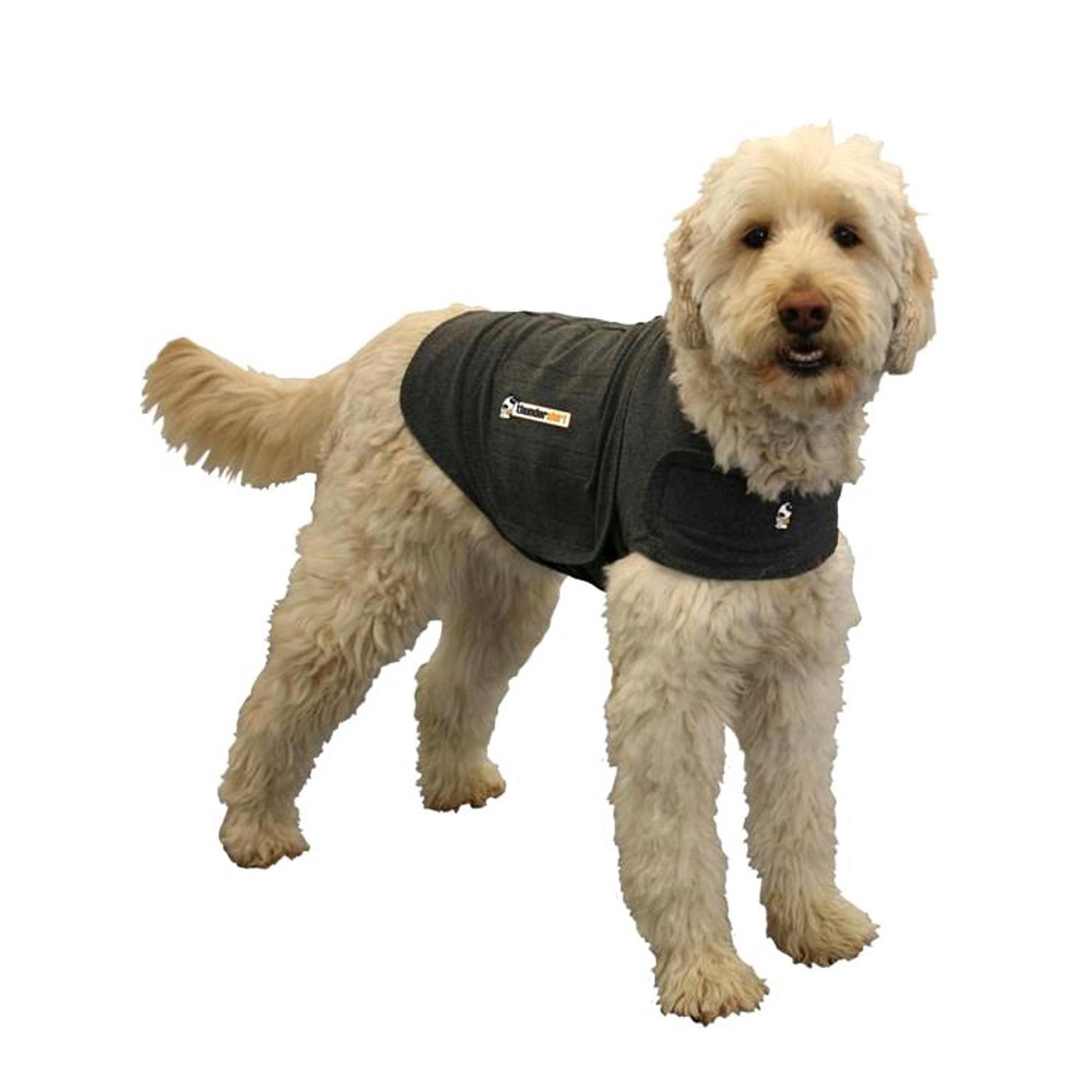 slide 1 of 17, ThunderShirt Heather Gray Dog Anxiety Solution, 1 ct