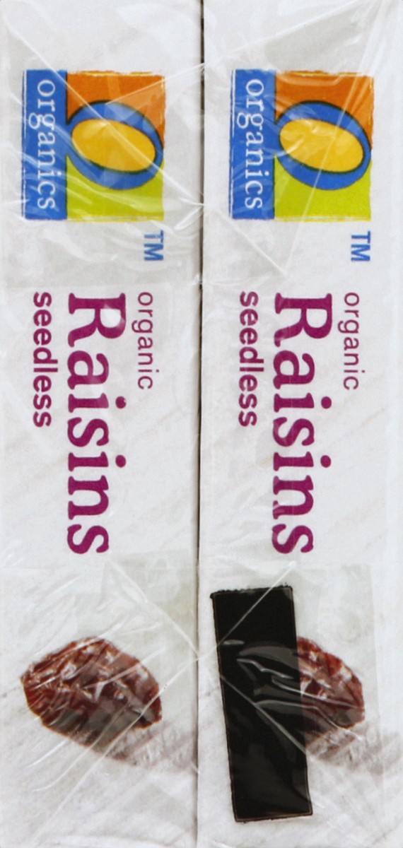 slide 3 of 4, O Organics Organic Raisins Seedless Pack, 6 ct