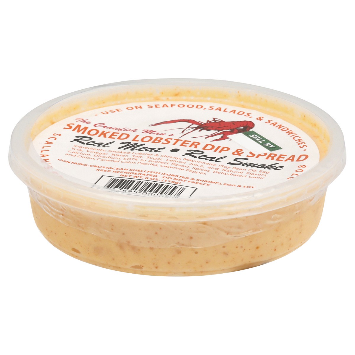 slide 2 of 12, Lousiana Crawfish-Man's The Crawfish Man's Smoked Lobster Dip, 6 oz