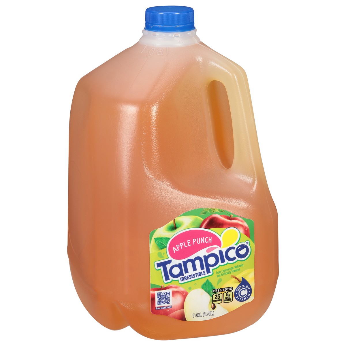 slide 3 of 14, Tampico Apple Punch, 128 fl oz