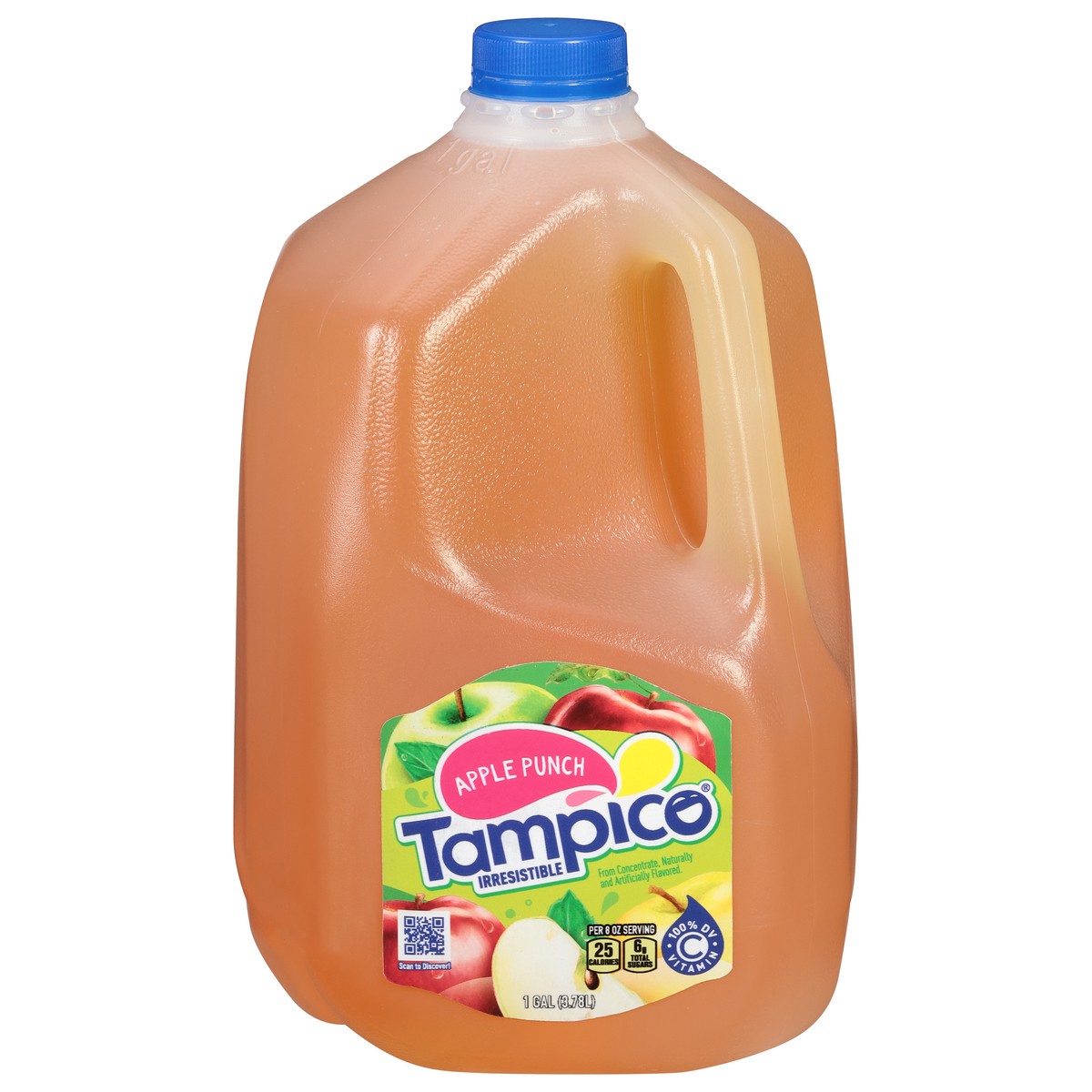 slide 1 of 14, Tampico Apple Punch, 128 fl oz