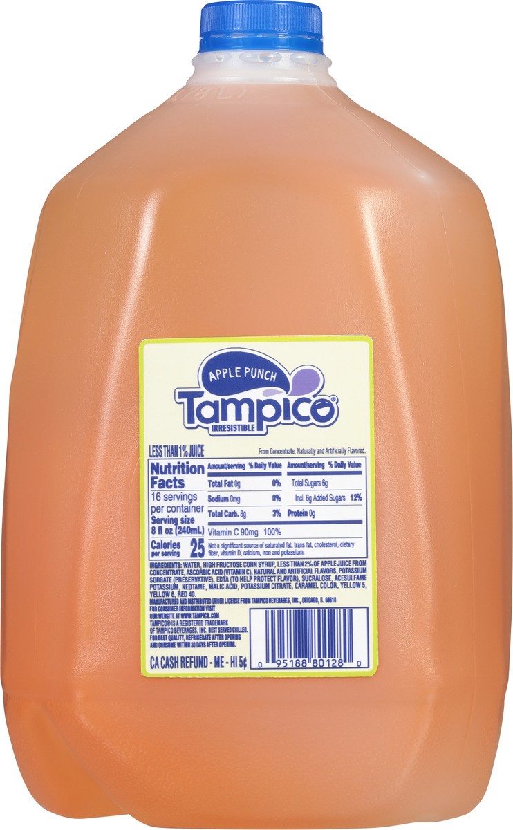 slide 7 of 14, Tampico Apple Punch Fruit Punch 1 gal, 128 fl oz