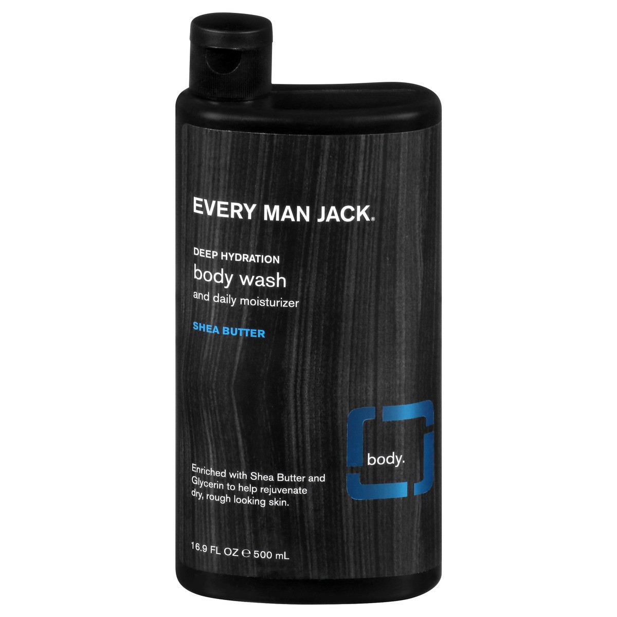 slide 1 of 9, Every Man Jack Deep Hydration Shea Butter Body Wash 16.9 oz, 16.9 fl oz