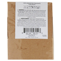 slide 2 of 5, Tuscany Candle Unscented Tealight set, 10 ct