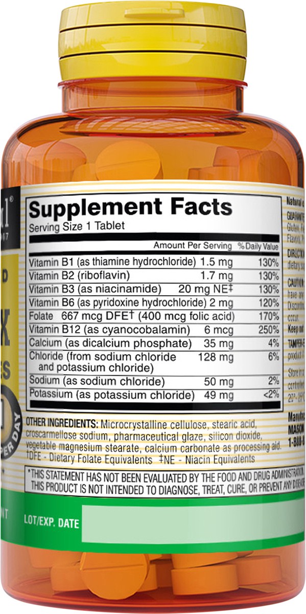 slide 5 of 8, Mason B-Complex with Electrolytes, 60 ct