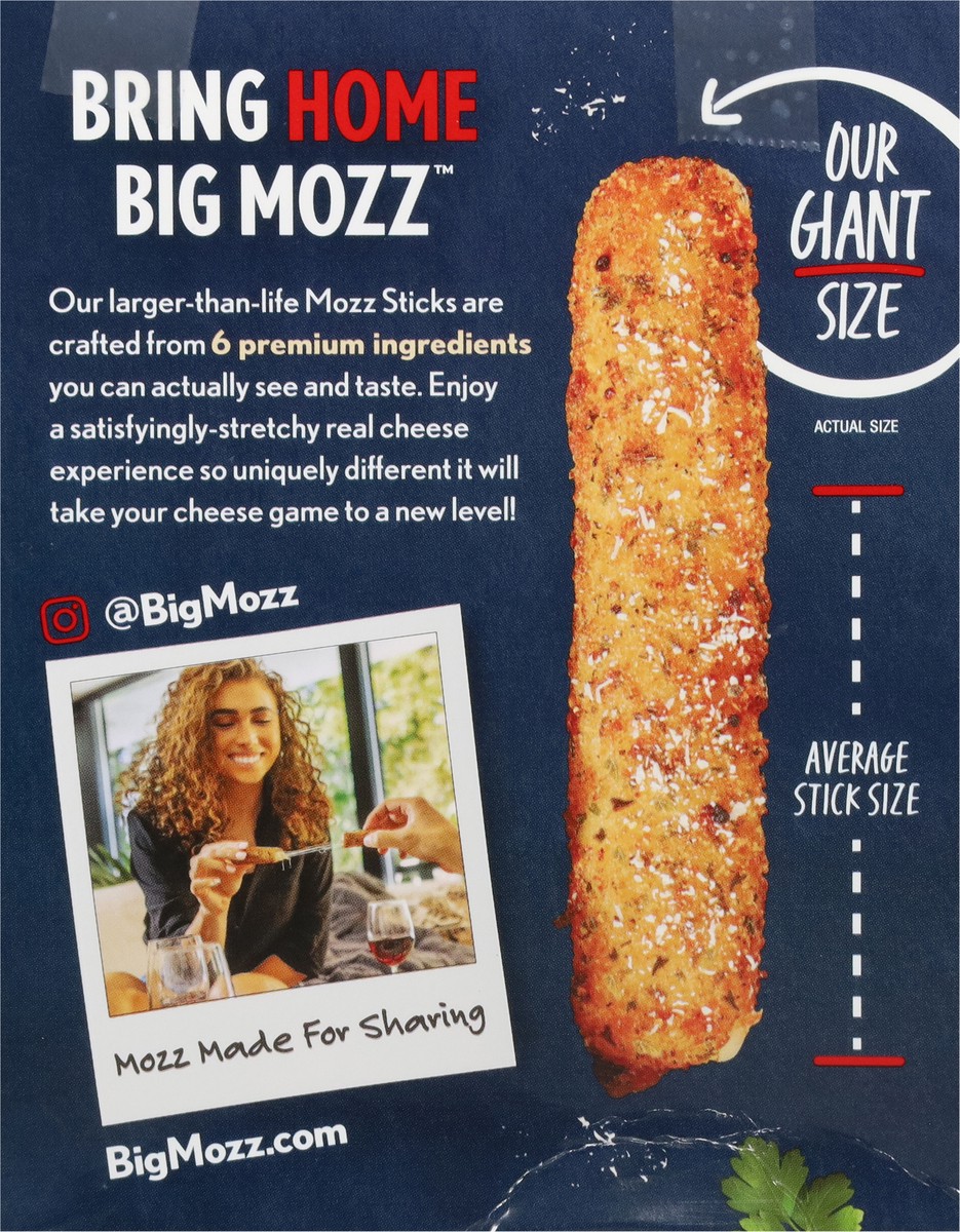 slide 10 of 13, Big Mozz Giant Gourmet Mozzarella Sticks 8 ea, 8 ct