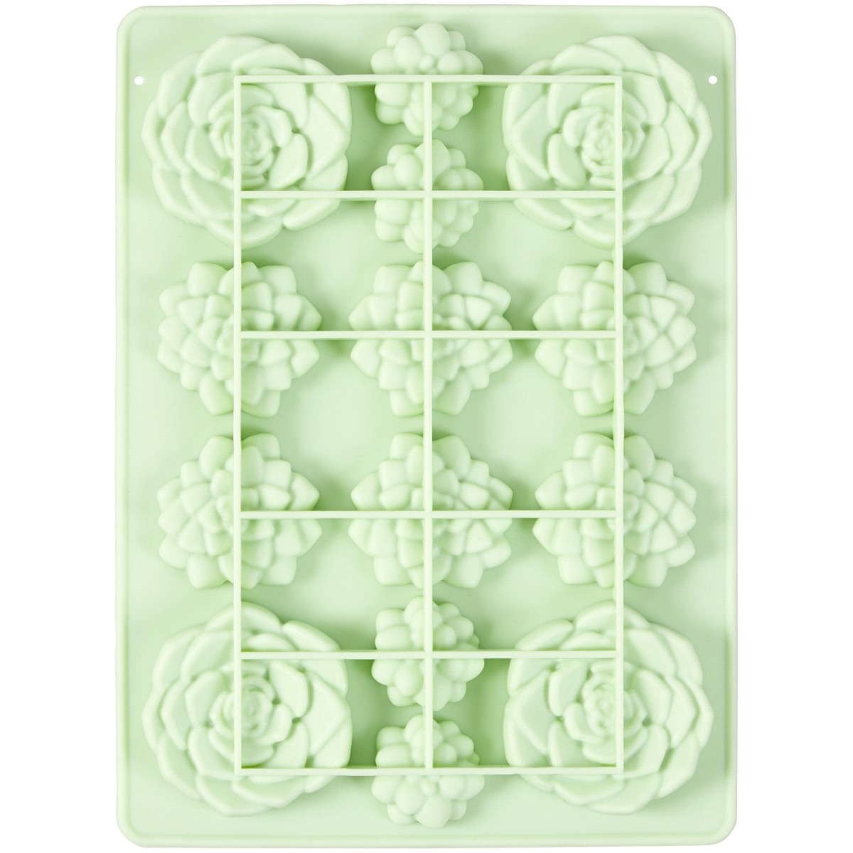 slide 8 of 13, Wilton Succulents Silicone Candy Mold, 14-Cavity, 1 ct