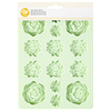 slide 12 of 13, Wilton Succulents Silicone Candy Mold, 14-Cavity, 1 ct