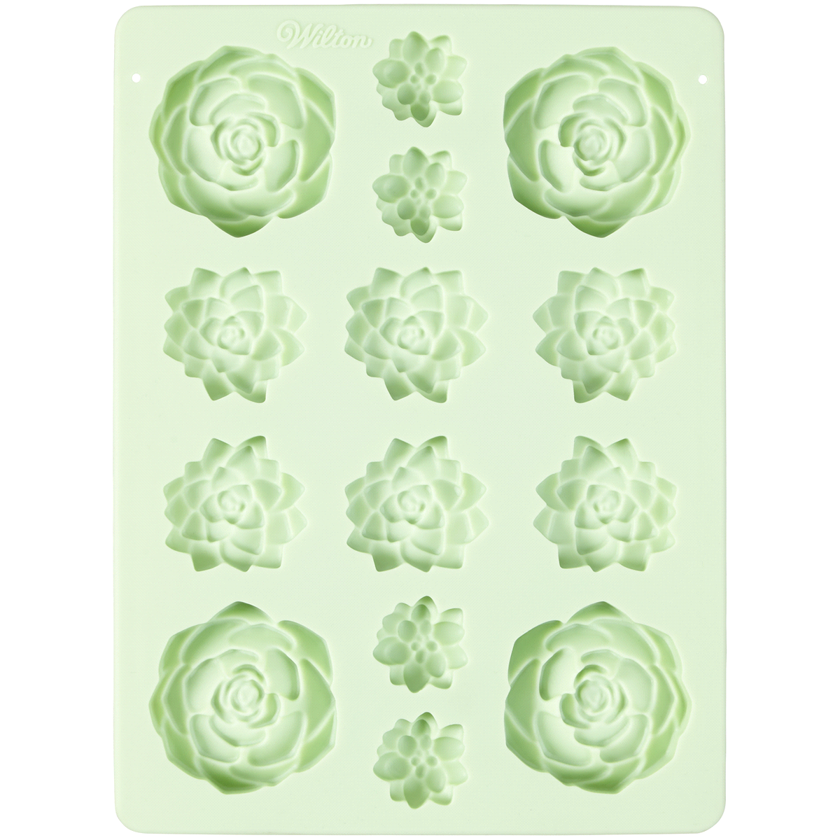 slide 1 of 13, Wilton Succulents Silicone Candy Mold, 14-Cavity, 1 ct